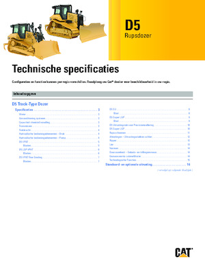 Buldožeri Caterpillar D5 LPG VPAT
