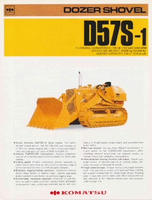 Buldožeri Komatsu D57S-1