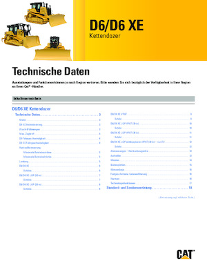 Buldožeri Caterpillar D6