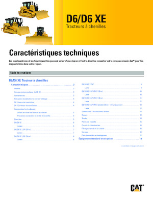 Buldožeri Caterpillar D6