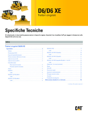 Buldožeri Caterpillar D6