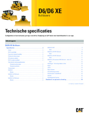 Buldožeri Caterpillar D6