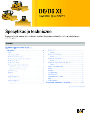 Buldožeri Caterpillar D6