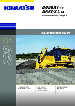 Buldožeri Komatsu D65PXi-18E0