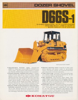 Buldožeri Komatsu D66S-1