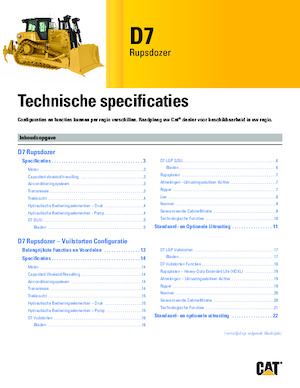 Buldožeri Caterpillar D7 LGP