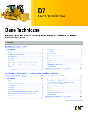 Buldožeri Caterpillar D7 LGP