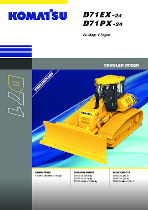 Buldožeri Komatsu D71PX-24E0