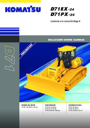 Buldožeri Komatsu D71PX-24E0