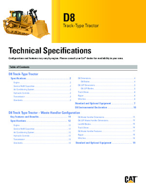 Buldožeri Caterpillar D8