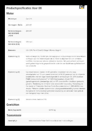 Buldožeri Caterpillar D8