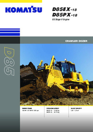 Buldožeri Komatsu D85PX-18E0
