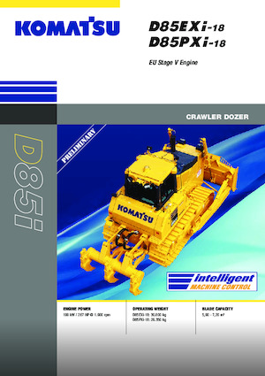 Buldožeri Komatsu D85PXi-18E0