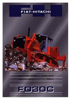 Buldožeri Fiat-Hitachi FD 30 C