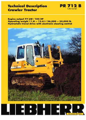 Buldožeri Liebherr PR 712 B-M Litr.