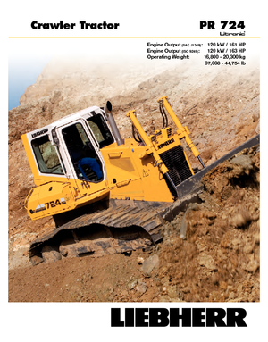 Buldožeri Liebherr PR 724 XL