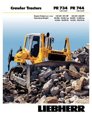 Buldožeri Liebherr PR 734 L