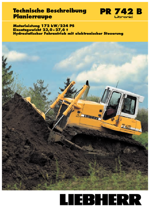 Buldožeri Liebherr PR 742 B Litr.