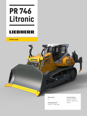 Buldožeri Liebherr PR 746 Litronic 