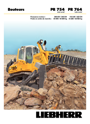 Buldožeri Liebherr PR 764