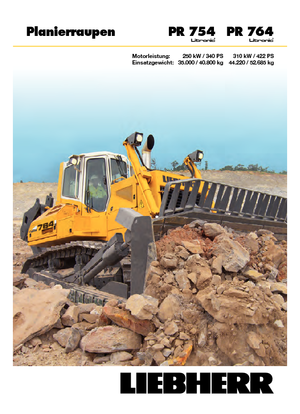 Buldožeri Liebherr PR 764