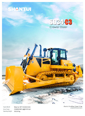 Buldožeri Shantui SD34-C3 DS 
