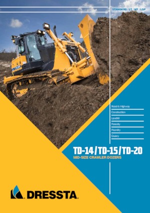 Buldožeri Dressta TD-15R Extra LGP 