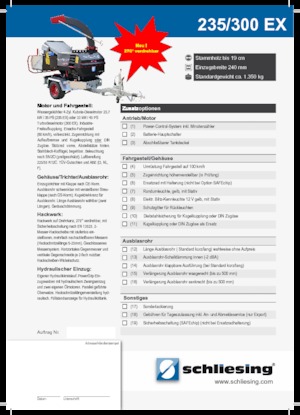 Sjekači drva Schliesing 300 EX