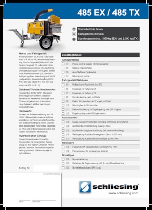 Sjekači drva Schliesing 485 TX