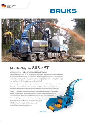 Sjekači drva Bruks 805.2 ST