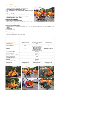 Sjekači drva Jensen A.425 M