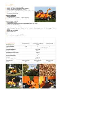 Sjekači drva Jensen A.540 R