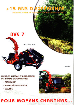 Sjekači drva Bugnot BV-E 8 EA