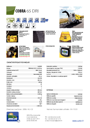 Sjekači drva TS-Industrie Cobra 65 DRI