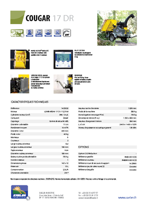 Sjekači drva TS-Industrie Cougar 17 DR