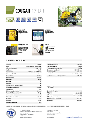 Sjekači drva TS-Industrie Cougar 17 DR