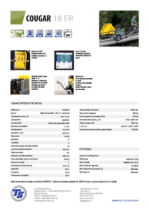 Sjekači drva TS-Industrie Cougar 18 ER