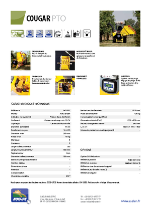 Sjekači drva TS-Industrie Cougar PTO