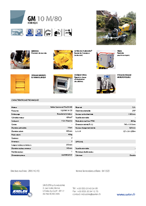 Sjekači drva TS-Industrie GM 10 M 80