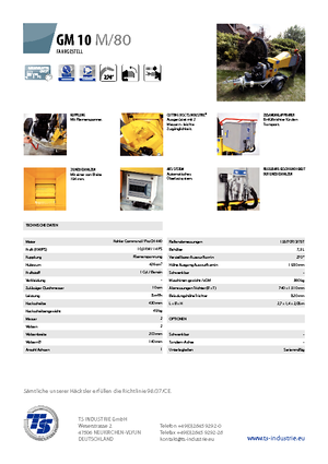 Sjekači drva TS-Industrie GM 10 M 80