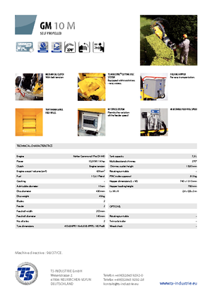 Sjekači drva TS-Industrie GM 10 M