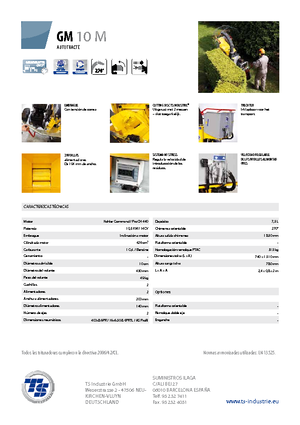 Sjekači drva TS-Industrie GM 10 M