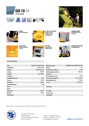 Sjekači drva TS-Industrie GM 10 M