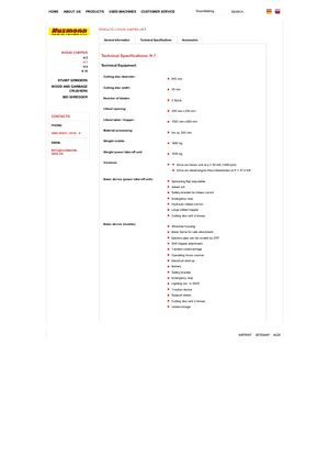 Sjekači drva Husmann H 7 M 3