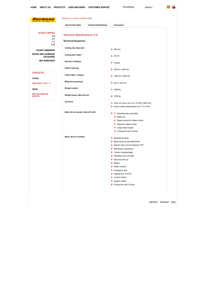 Sjekači drva Husmann H 8 M 2