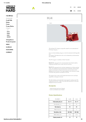 Sjekači drva Junkkari HJ 4 G