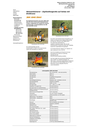 Sjekači drva JBM JBM 1040 ZDAX