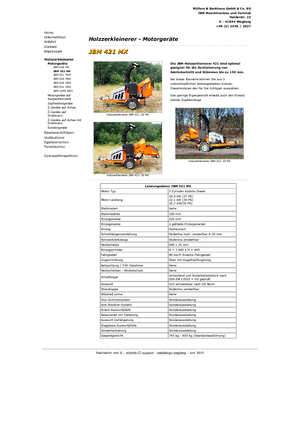 Sjekači drva JBM JBM 421 MX 23