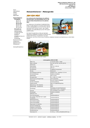 Sjekači drva JBM JBM 624 MDX 26