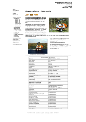 Sjekači drva JBM JBM 630 MDX